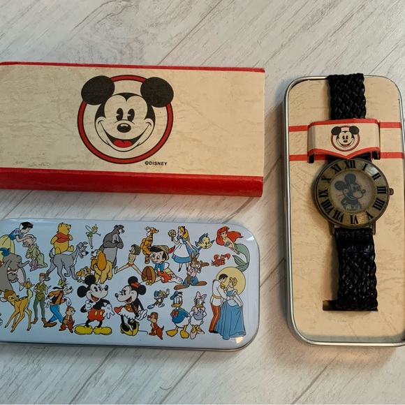 Fossil/Disney Mickey Mouse & Movado Museum Watches - HTF Vintage - Picture 3 of 16